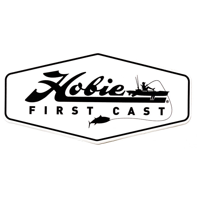 Hobie First Cast 6" White Decal