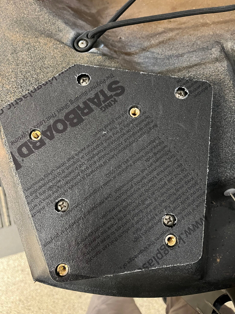 Old Town Offset Trolling Motor and Power Pole Mounting Plates