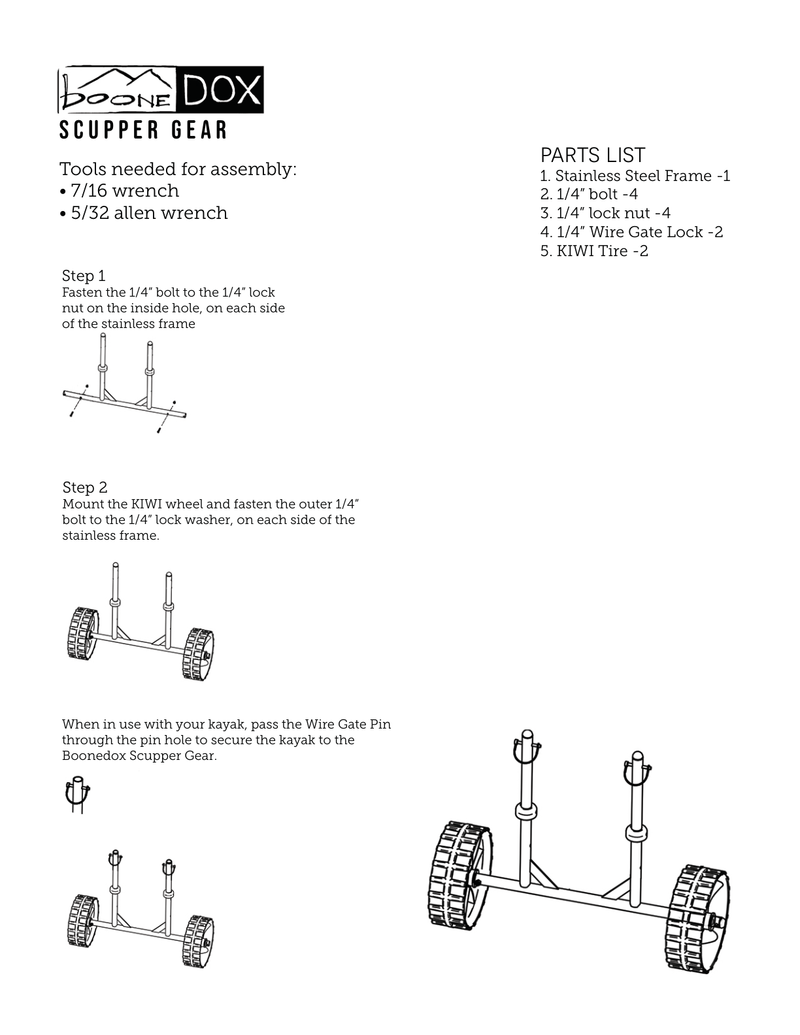 Hobie® Scupper Gear