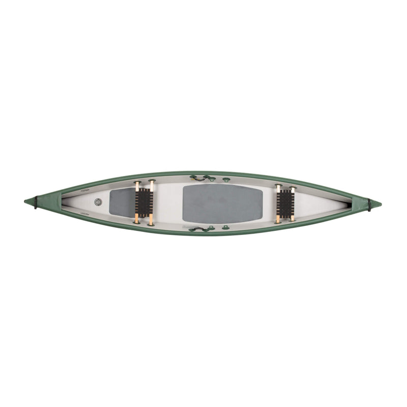 Sea Eagle 3-People TC16 High Pressure All Drop Stitch Inflatable Travel Canoe, 16FT [TC16K] (SAK43086)