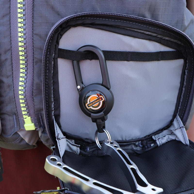 Single Attachment Clip-on Retractor, 24” Stainless Steel Wire