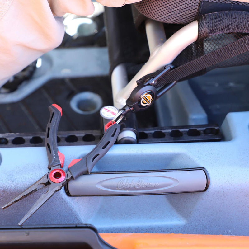 Single Attachment Clip-on Retractor, 24” Stainless Steel Wire