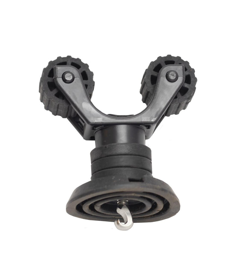 Paddle Holder, Leash Plug Adapter Mount with Rubber Base