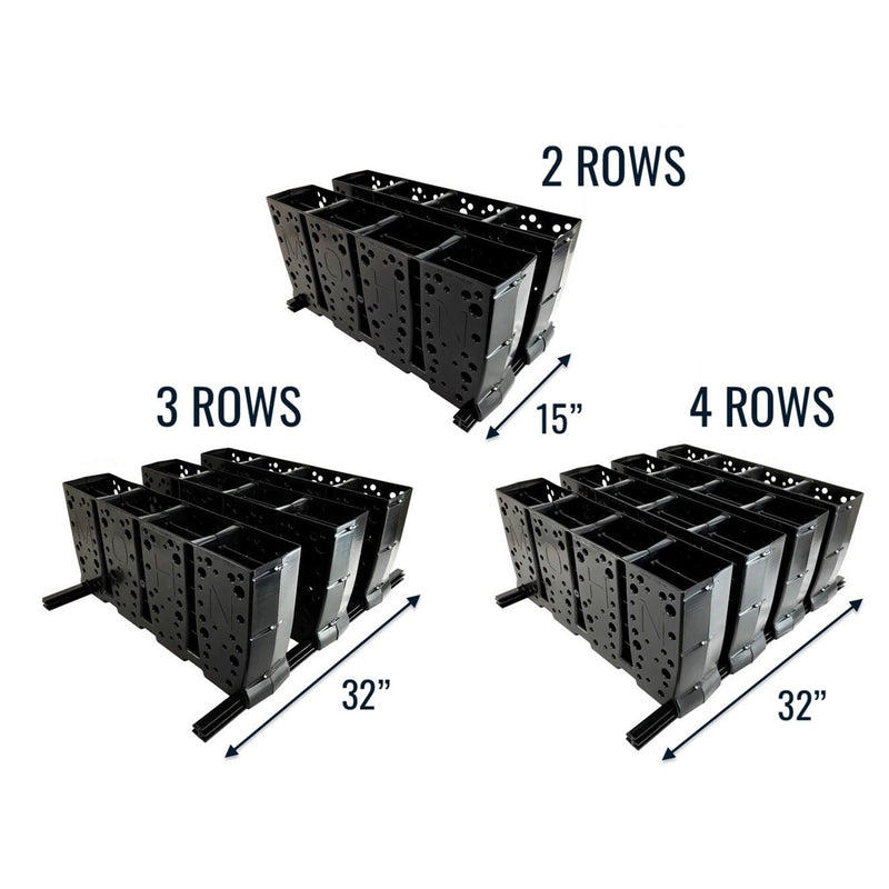 Telluride Ski Storage Rack for Rental Shops | Holds up to 16 Pairs of Skis