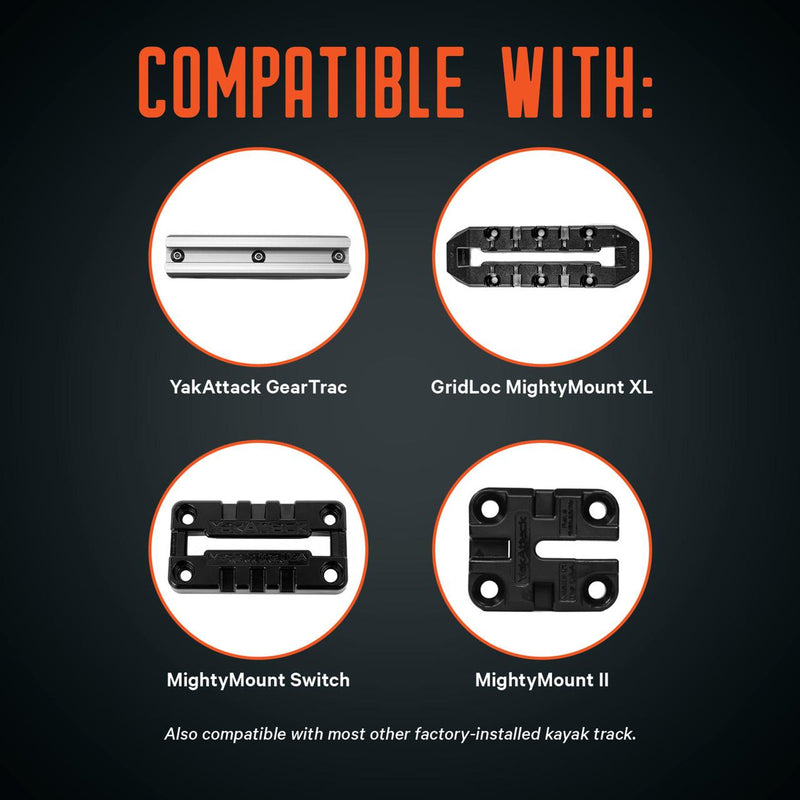 TracPak Combo Kit, Two Boxes and Track Mount